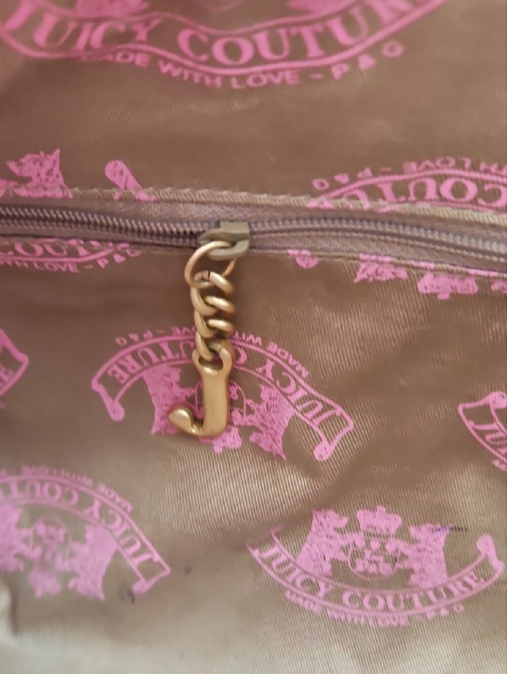 Y2K Juicy Couture Pink Straw Leather Trim Bag with Cherry Charm Coquette Rare - Picture 14 of 16